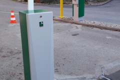 Parkovací system Green - samostatný vjazd a výjazd z parkoviska s nutnosťou platby za parkovné.